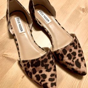 Steven madden animal print flats